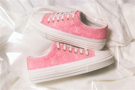 lv schuhe pink|pink louis vuitton trainers.